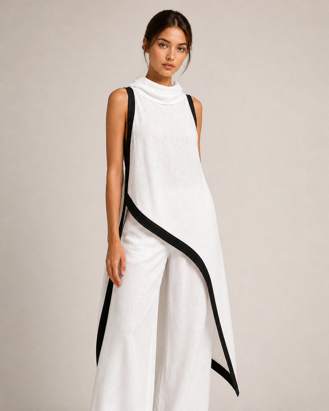 MADALENA conjunto branco — detalhe