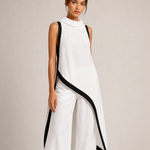 MADALENA conjunto branco — detalhe