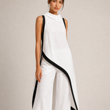 MADALENA conjunto branco — detalhe