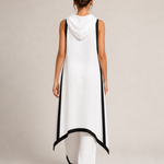 MADALENA conjunto branco — modelo de costas