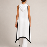 MADALENA conjunto branco — modelo de costas