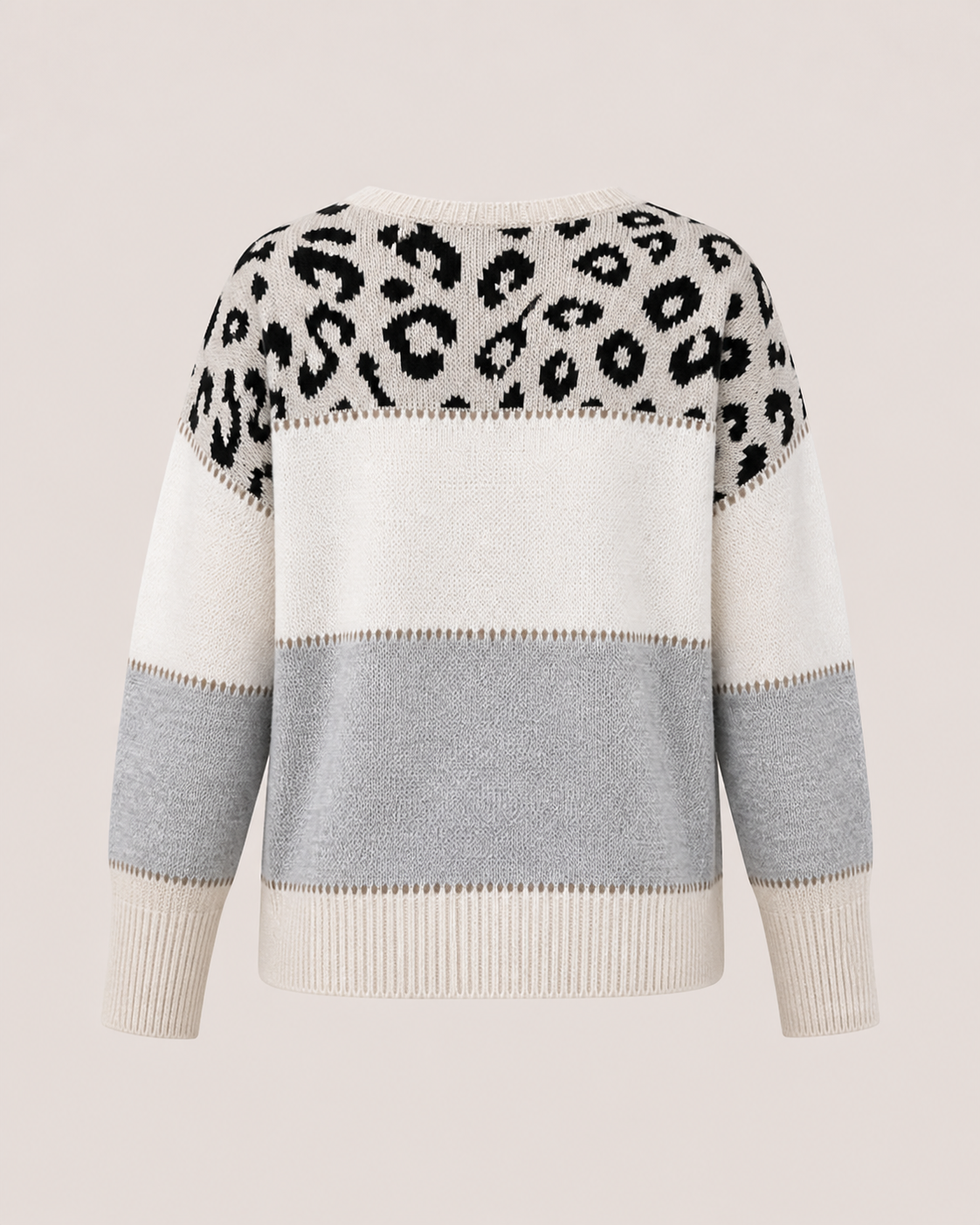 PASCA sweater cinzento — produto costas