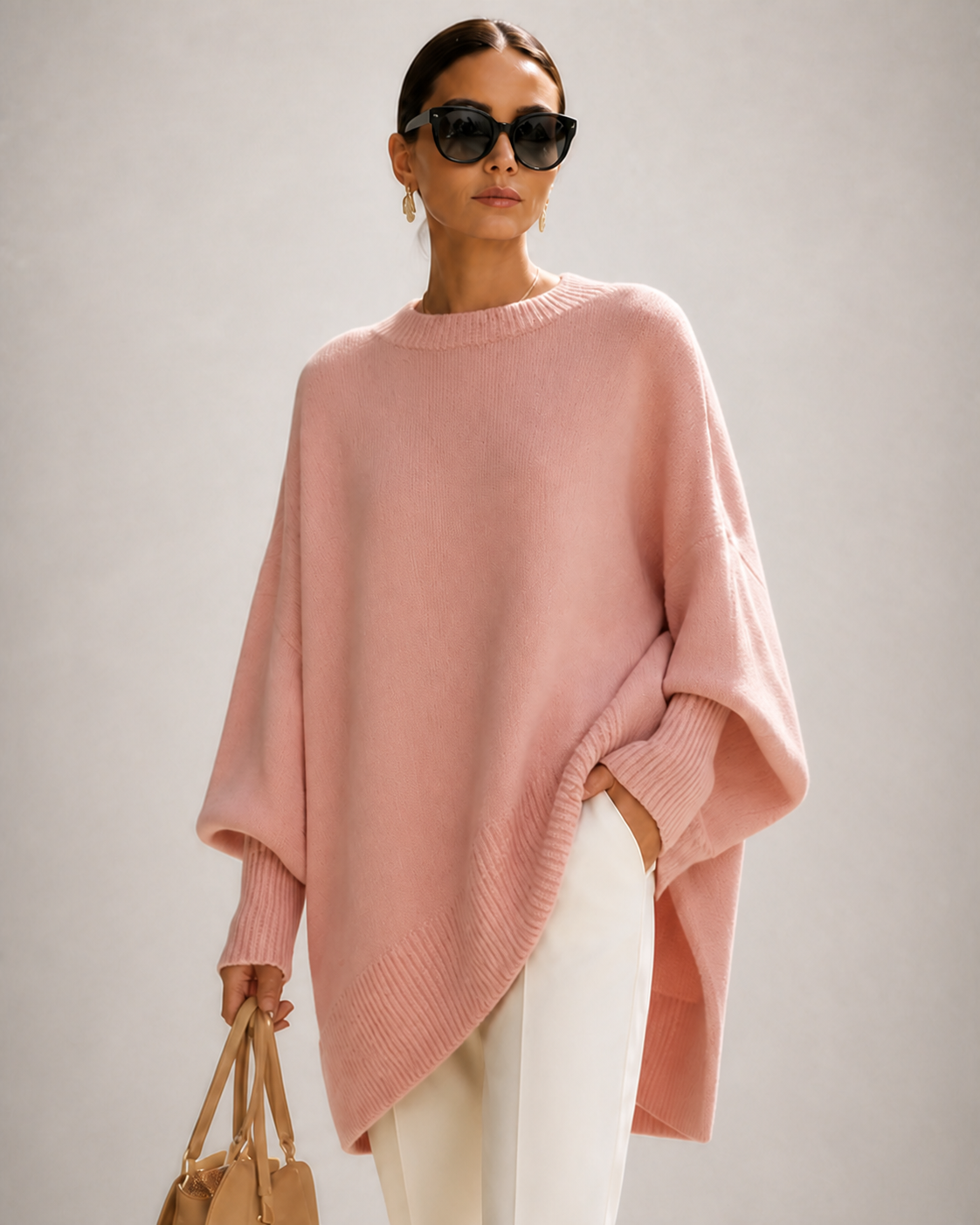 ROSA malha oversized rosa — imagem aproximada