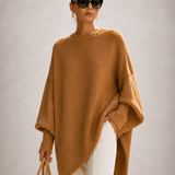 ROSA malha oversized castanho-escuro — imagem aproximada