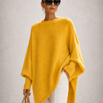 ROSA malha oversized amarelo brilhante — imagem aproximada