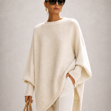 ROSA malha oversized branco-cremoso — imagem aproximada